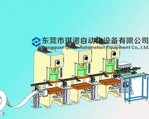 多沖床連桿式機械手_沖床組合自動化生產(chǎn)線