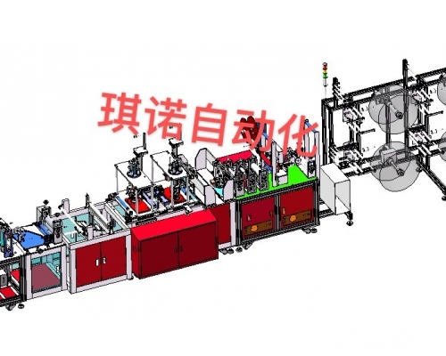 n95半自動口罩機_口罩自動化生產線